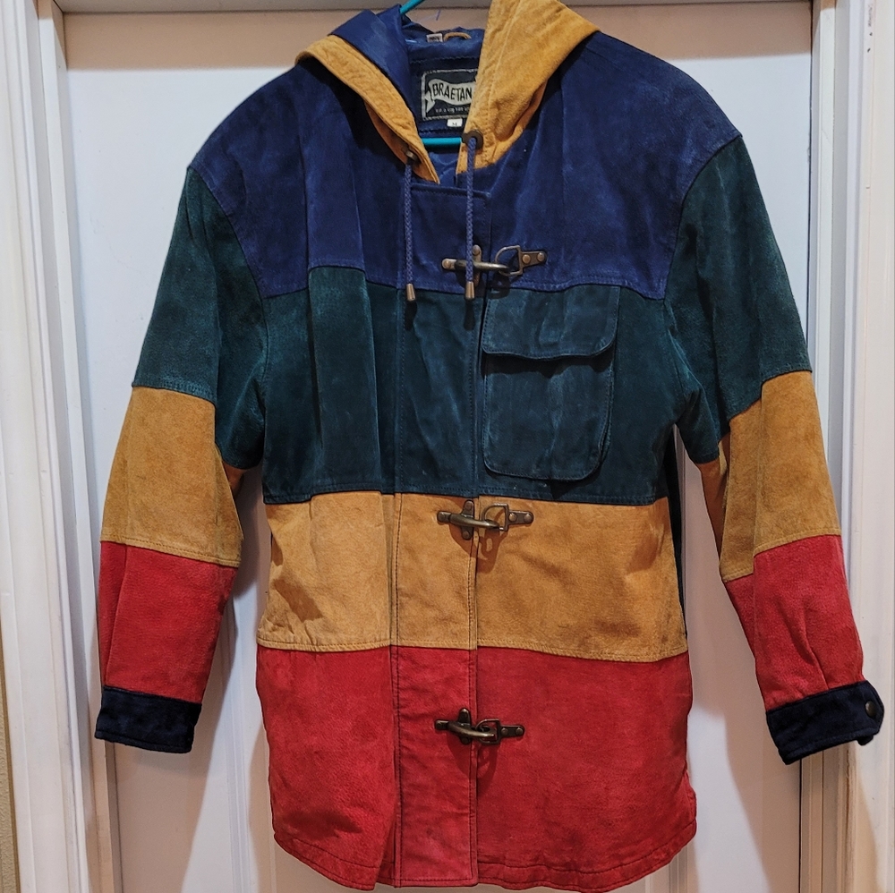 Colorbloc Vintage suede jacket